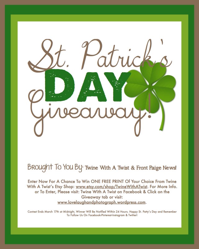St. Patty's Day Giveaway